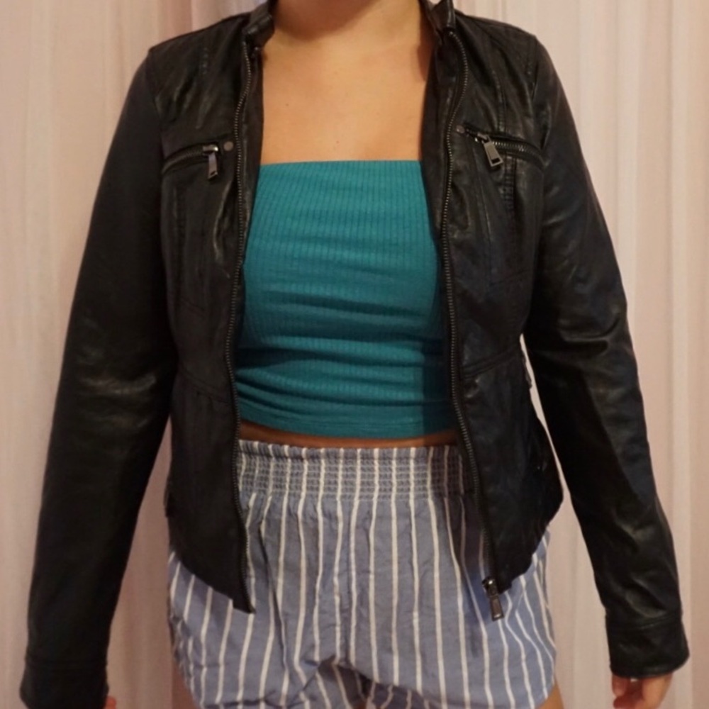 Women’s Faux Leather Jacket